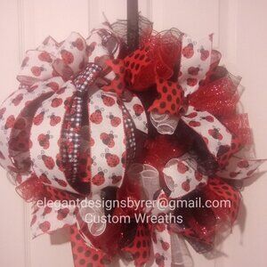 Ladybug Wreath